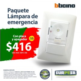 LAMPARA EMERGENCIA QUINZIÑO MX QZ5779